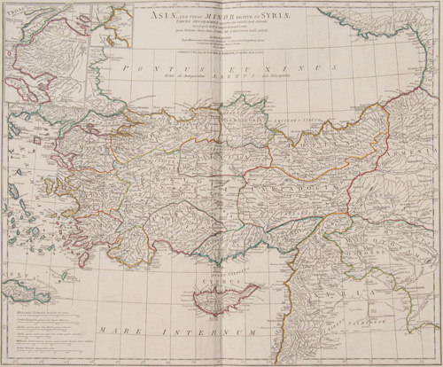 Asiae quae vulgo Minor dictur, et Syria 1816
